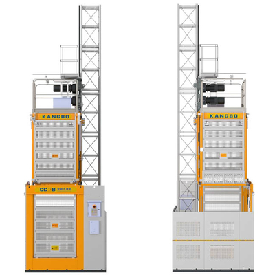 Customized Cage Size Construction Site Hoist with Inverter Control and Rack And Pinion Lift
